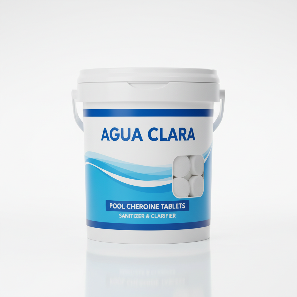 Cloro en tabletas marca Agua Clara